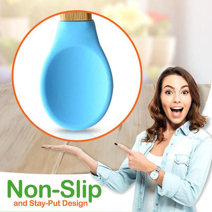 product image number 5 for NutriChef Silicone Bamboo Spoons For Kids