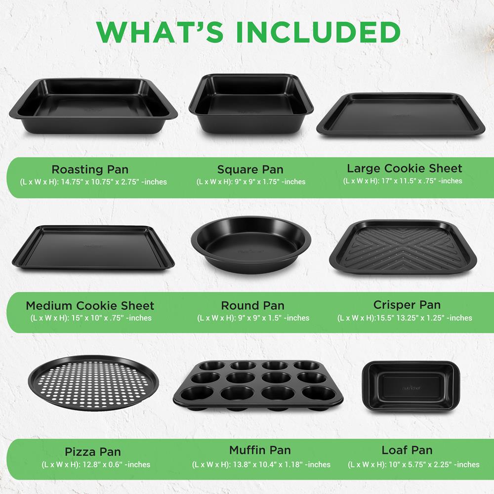 10-Piece Nonstick Bakeware Set