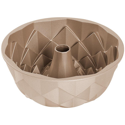 9" Cake Pan - Uniform Baking, Nonstick Thick and Heavy Cast Aluminum, Gold