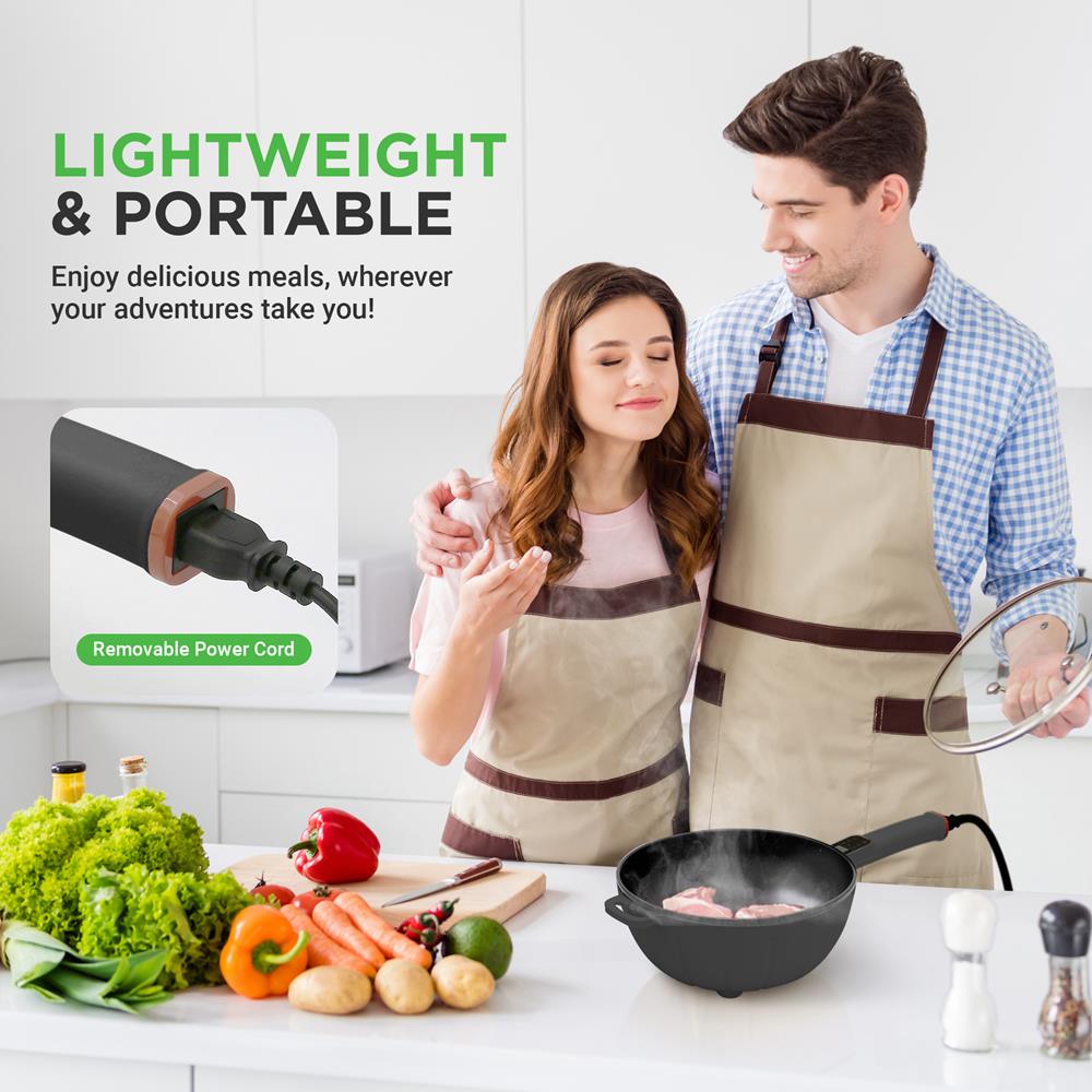 Pyle Electric Frying Pan & Steamer - Thumbnail 4