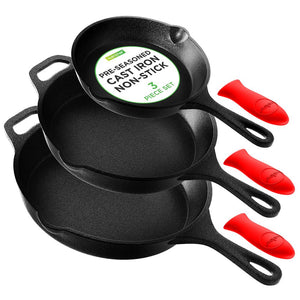 Cast Iron Skillet Pan Set