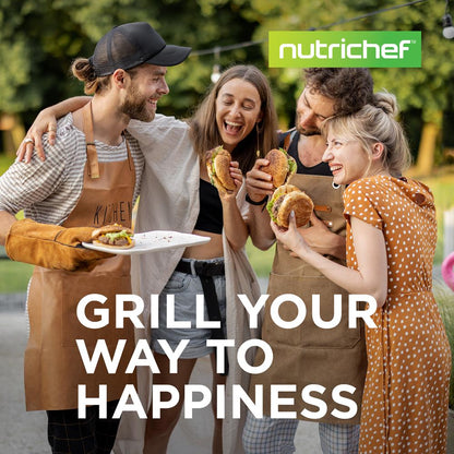 Reversible Cast Iron Grill Pan, Even Heat, 18" Flat & Ridged, Includes Mitt