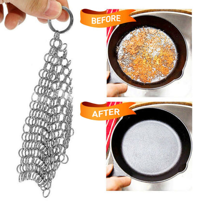 product image number 5 for NutriChef Stainless Steel Cast Iron Cleaner