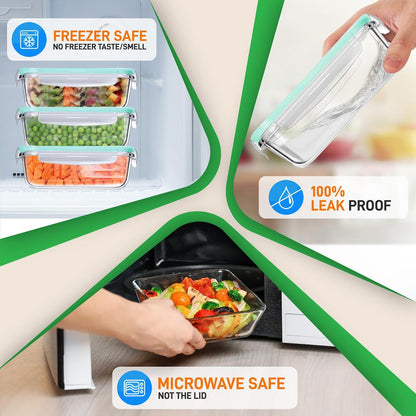 High Borosilicate Glass Food Container