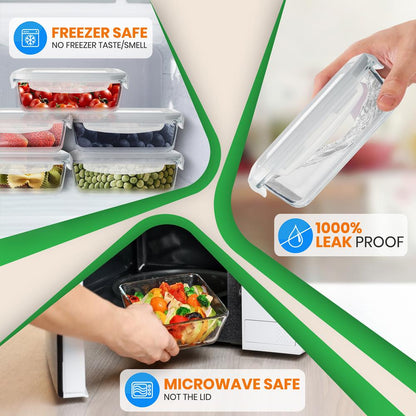 High Borosilicate Glass Food Container