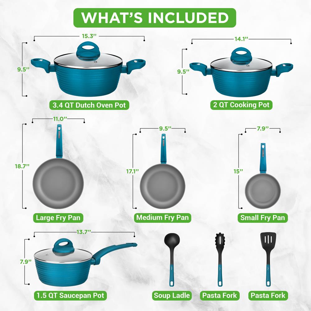 product image number 3 for NutriChef Home Kitchen Cookware Set