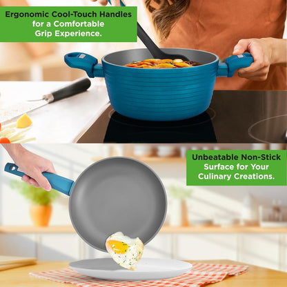 product image number 4 for NutriChef Home Kitchen Cookware Set