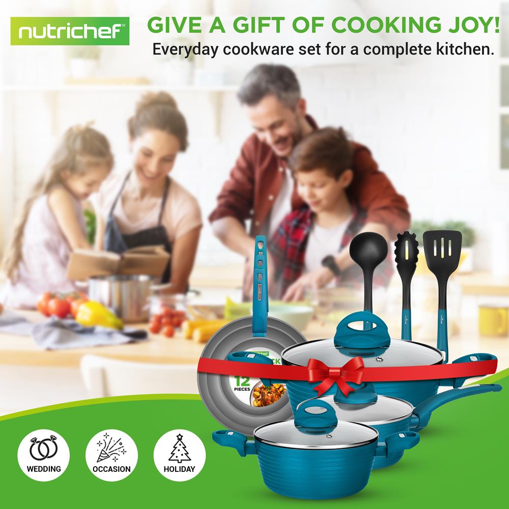 product image number 7 for NutriChef Home Kitchen Cookware Set