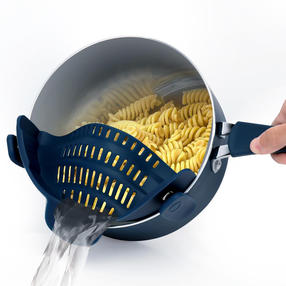 product image number 1 for NutriChef Silicone Clip-On Strainer