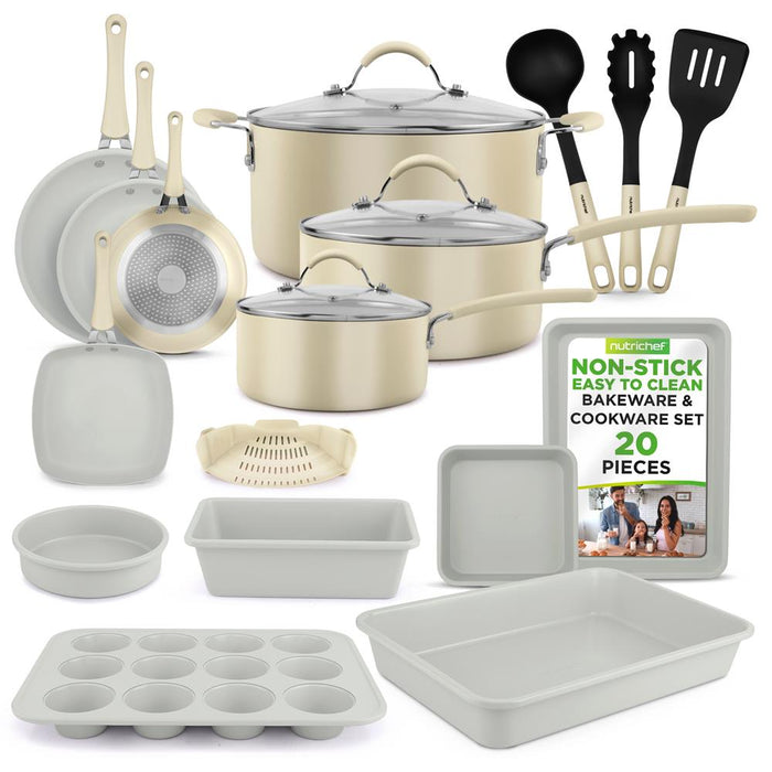 Home Kitchen Cookware and Bakeware Set