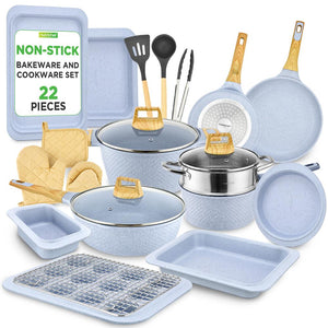 Home Kitchen Cookware And Bakeware Set