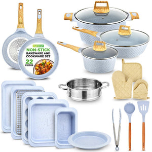 Home Kitchen Cookware And Bakeware Set