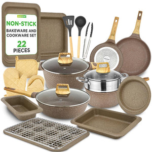 Home Kitchen Cookware And Bakeware Set