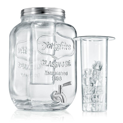 1-Gallon Glass Beverage Dispenser