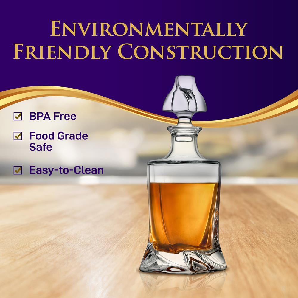 product image number 3 for NutriChef Whiskey Decanter