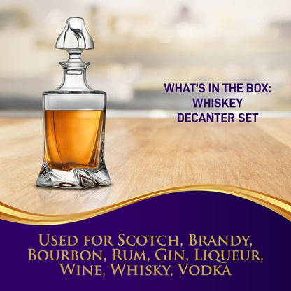 product image number 6 for NutriChef Whiskey Decanter