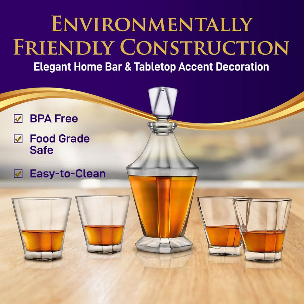 product image number 3 for NutriChef Whiskey Decanter Set