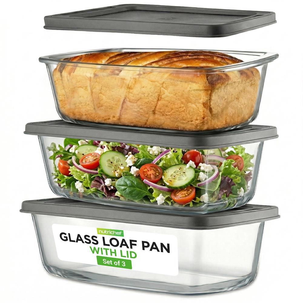 Pyle Glass Loaf Pan