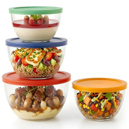 Superior Glass Mixing Bowls With Pe Lids