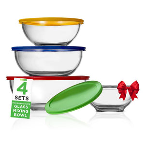 Superior Glass Mixing Bowls With Pe Lids