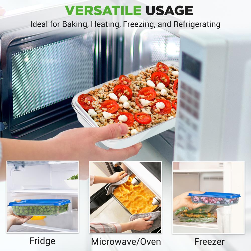 8-Piece Glass Bakeware Set