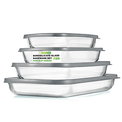 High Borosilicate Glass Bakeware Set