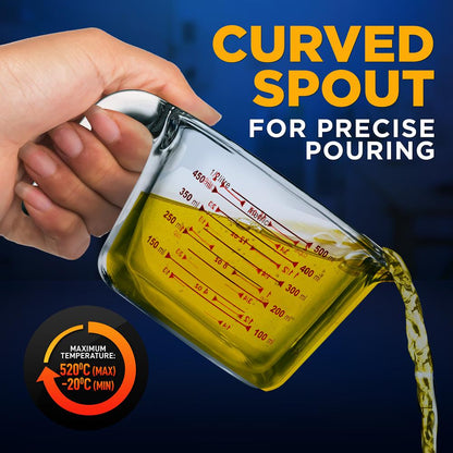 product image number 4 for NutriChef Premium Glass Measuring Cup