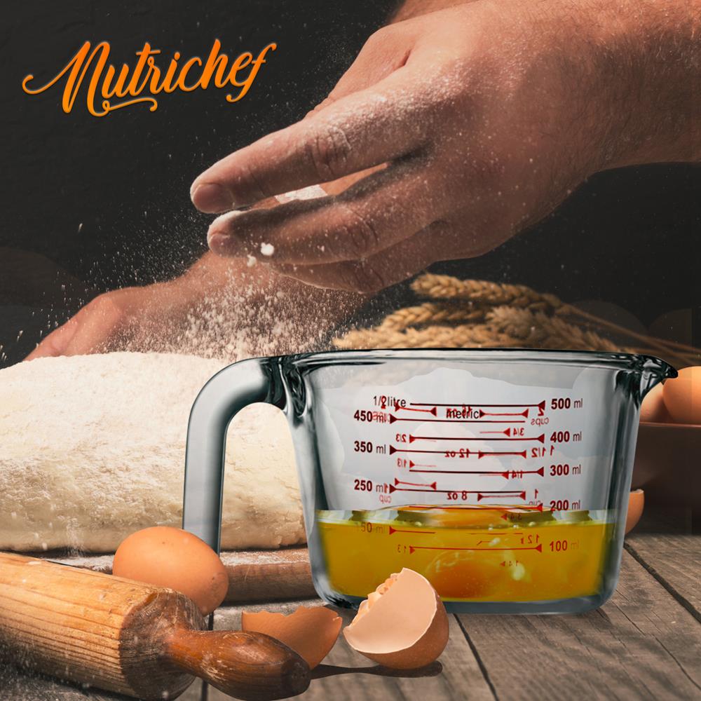 product image number 7 for NutriChef Premium Glass Measuring Cup