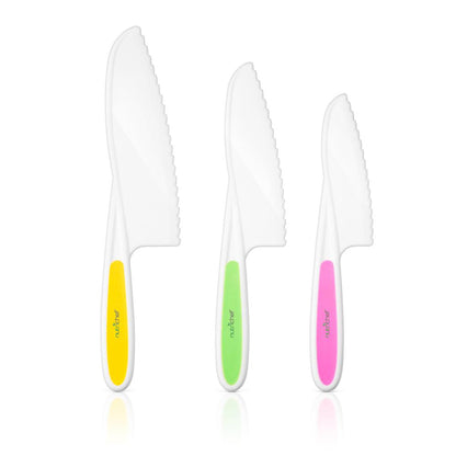 product image number 1 for NutriChef 3-Piece Nylon Kitchen Baking Knife Set