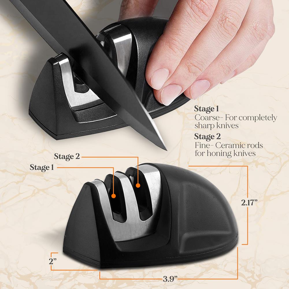 17-Piece Kitchen Knife Set - Precision Cutting - Stainless Steel