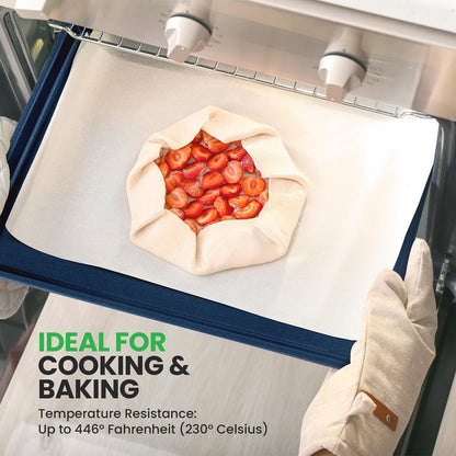 Non-Stick XL Cookie Sheet, Easy Clean Carbon Steel, Blue Diamond, 22"x16"