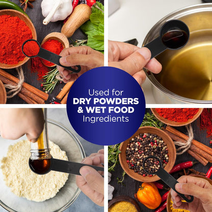 product image number 2 for NutriChef Kitchen Measuring Spoons