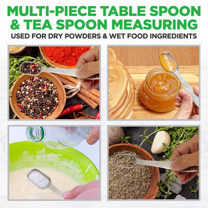 product image number 2 for NutriChef Kitchen Measuring Spoons