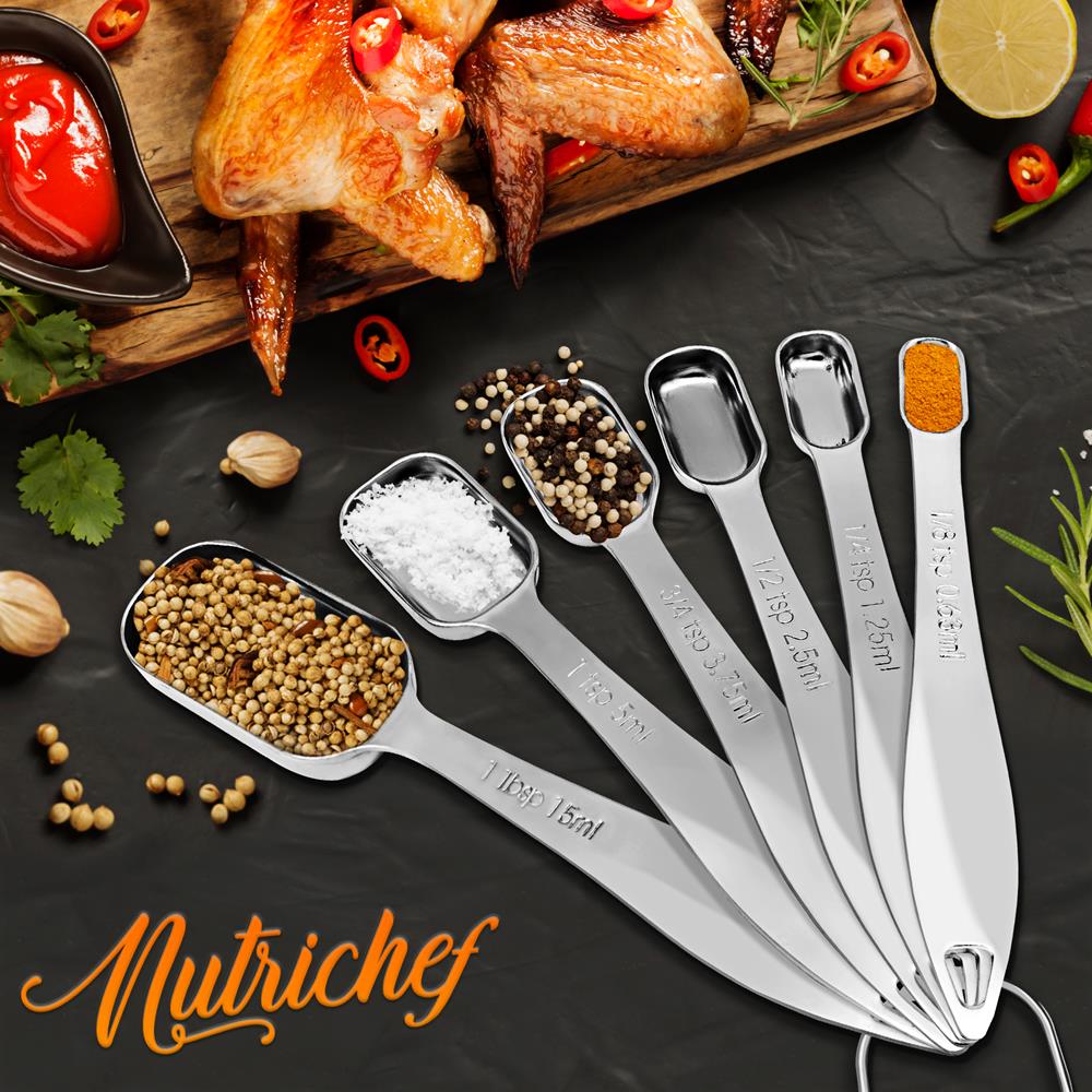 product image number 7 for NutriChef Kitchen Measuring Spoons
