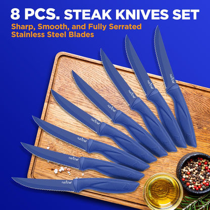 product image number 6 for NutriChef Steak Knives Set