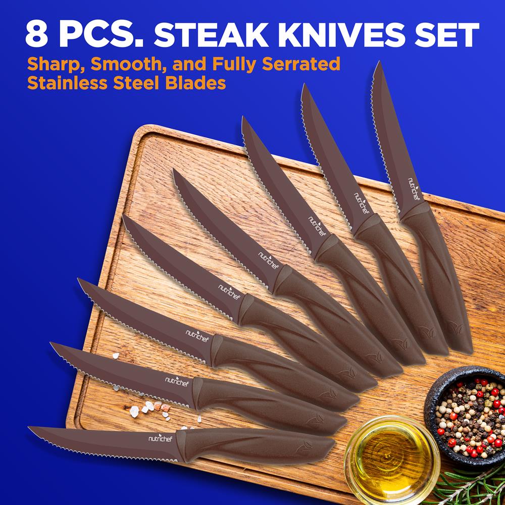 product image number 6 for NutriChef Steak Knives Set