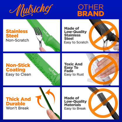 product image number 4 for NutriChef Steak Knives Set