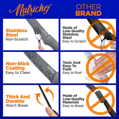 product image number 4 for NutriChef Steak Knives Set