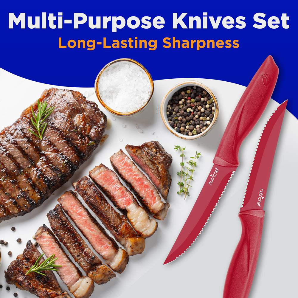 product image number 5 for NutriChef Steak Knives Set