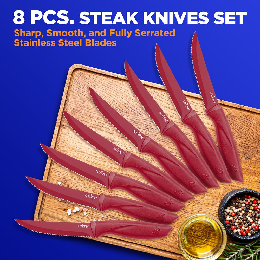 product image number 6 for NutriChef Steak Knives Set