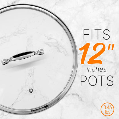 product image number 3 for NutriChef Cookware Stockpot Lid