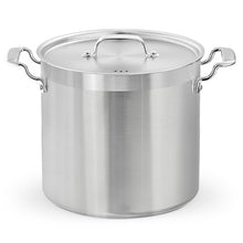 24 Qt Stainless Steel Stockpot, Even Heat, Induction Compatible
