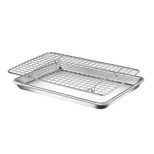 Big Baking Sheet Pan With Cooling Rack