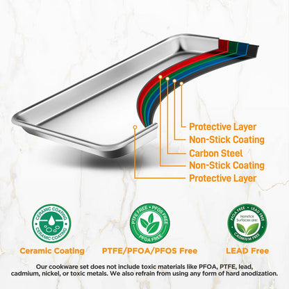 Small Baking Sheet Pan With Cooling Rack