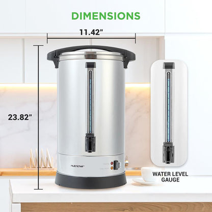 19L Water Boiler & Dispenser, Quick Heat, Stainless Steel, Silver