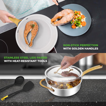 product image number 4 for NutriChef Kitchenware Pots & Pans Set