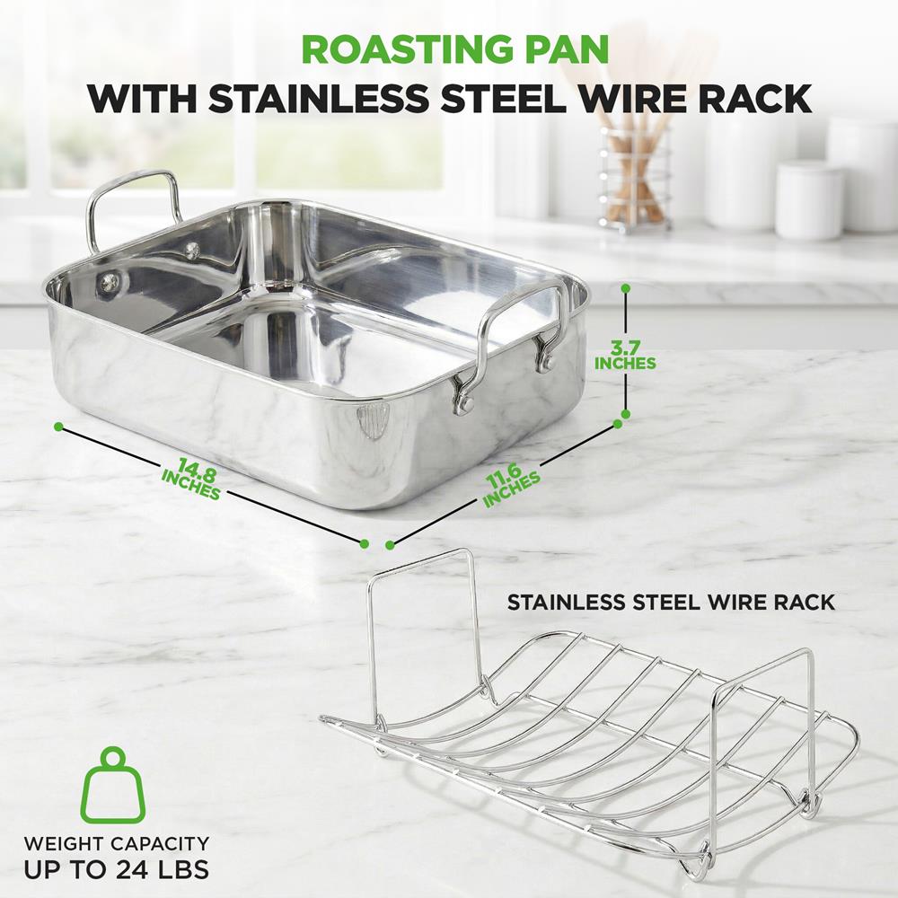 Pyle Roasting Pan - Thumbnail 3