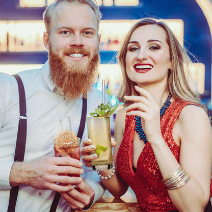 Highball Glasses Set of 2, Durable Crystal, Dishwasher Safe, 14.2 oz