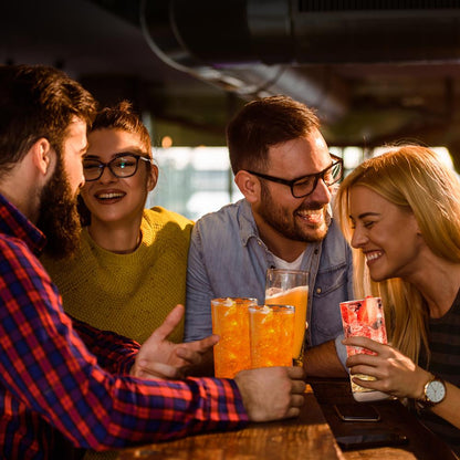 Highball Glasses Set of 2, Durable Crystal, Dishwasher Safe, 14.2 oz