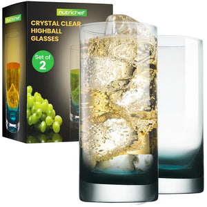 Clear Highball Drinking Glass